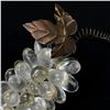 Image 8 : VTG HAND MADE WIRED GLASS GRAPES SCULPTURE