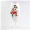 Image 6 : VTG NORLEANS 11.25” SATIN FROSTED BUTTERFLY VASE