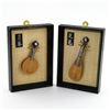 Image 2 : WOOD GUITAR MANDOLIN INSTRUMENT WALL PLAQUES