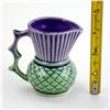 Image 9 : VINTAGE SCOTTISH THISTLE SHAPE CREAMER SCULPTURE