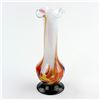 Image 3 : VTG HAND BLOWN CONFETTI STYLE ART GLASS BUD VASE