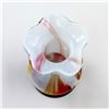 Image 7 : VTG HAND BLOWN CONFETTI STYLE ART GLASS BUD VASE