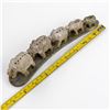 Image 9 : CARVED MARBLE STONE ELEPHANTS INCENSE HOLDERS