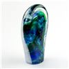 Image 2 : LARGE ART GLASS SCULPTURE PAW PRINT PAPERWEIGHT