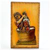 Image 2 : QUEBEC FOLK ARTIST HENRI NADEAU WOOD PLAQUE