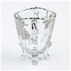Image 2 : VTG FOREST BY SILVER CITY GLASS FOOTED SUGAR BOWL