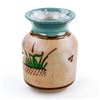 Image 2 : MEXICO TONALA FOLK ART STONEWARE POTTERY VASE