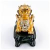 Image 2 : GOLDEN RESIN CHINESE FENG SHUI DRAGON ART STATUE