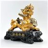 Image 8 : GOLDEN RESIN CHINESE FENG SHUI DRAGON ART STATUE