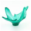 Image 4 : HAND MADE STUDIO ART GLASS CENTERPIECE BOWL