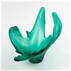 Image 5 : HAND MADE STUDIO ART GLASS CENTERPIECE BOWL