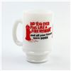 Image 1 : VTG MILK GLASS COFFEE MUG CUP FIRE HYDRANT DOGS