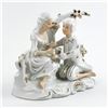 Image 2 : VTG VICTORIAN COUPLE PORCELAIN STATUE FIGURINE