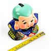 Image 6 : VTG JAPANESE FUKUSUKE DOLL CERAMIC COIN BANK