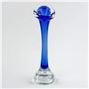 Image 2 : COBALT BLUE STUDIO ART GLASS ASEDA BUD VASE