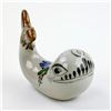 Image 2 : TONALA MEXICO POTTERY WHALE FIGURINE SCULPTURE