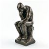 Image 1 : BRONZE COLOR RODIN’S THE THINKER ART SCULPTURE