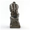 Image 4 : BRONZE COLOR RODIN’S THE THINKER ART SCULPTURE