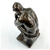 Image 9 : BRONZE COLOR RODIN’S THE THINKER ART SCULPTURE