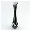 Image 2 : BLACK & WHITE STUDIO ART CASED GLASS SWUNG VASE