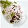 Image 5 : FROSTED SATIN FLOWER BUD VASE - JAPANESE THEME
