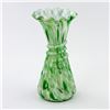 Image 1 : VTG END OF DAY STYLE STUDIO ART GLASS SPATTER VASE