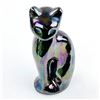 Image 8 : VTG IRIDESCENT BLACK CERAMIC CAT - DBE MONTREAL