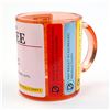 Image 2 : RX PRESCRIPTION COFFEE MUG ORANGE COLOUR GLASS