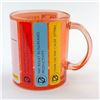 Image 3 : RX PRESCRIPTION COFFEE MUG ORANGE COLOUR GLASS