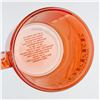 Image 7 : RX PRESCRIPTION COFFEE MUG ORANGE COLOUR GLASS