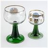Image 2 : GERMAN ER WI WITTIG HADAMAR 1919 WINE GOBLETS