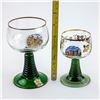 Image 8 : GERMAN ER WI WITTIG HADAMAR 1919 WINE GOBLETS