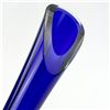 Image 8 : UNMARKED COBALT BLUE SLANT TOP FLOWER BUD VASE