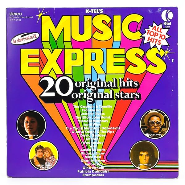 MUSIC EXPRESS - VARIOUS ARTISTS - K-TEL VINYL ALBUM