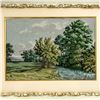 Image 2 : VTG FRAMED NEEDLEPOINT TREES & STREAM SCENE