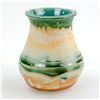 Image 2 : STUDIO ART POTTERY DRIP GLAZE STONEWARE VASE - KD