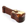 Image 2 : HAND MADE WOODEN PUZZLE GUITAR BOX SCULPTURE