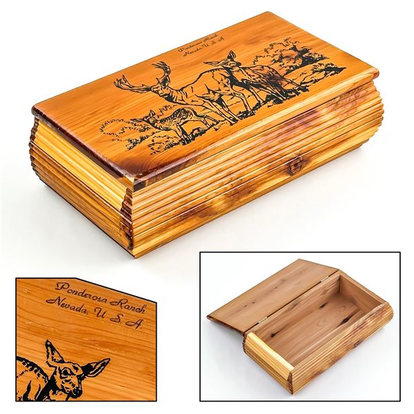 PODEROSA RANCH NEVADA CEDAR BOX - GUNSMOKE