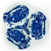 Image 5 : FLOW BLUE VICTORIA WARE IRONSTONE DIVIDED DISH