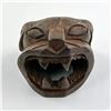 Image 2 : HAND CARVED WOODEN PANTHER HEAD SCULPTURE