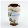 Image 2 : HAND PAINTED JAPANESE PORCELAIN FLOWER BUD VASE