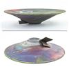 Image 8 : EARTH & FIRE RAKU POTTERY IRIDESCENT BOWL - DILLER