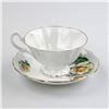 Image 2 : QUEEN ANNE TEA CUP & SAUCER SET - YELLOW ROSES