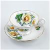 Image 5 : QUEEN ANNE TEA CUP & SAUCER SET - YELLOW ROSES