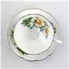 Image 7 : QUEEN ANNE TEA CUP & SAUCER SET - YELLOW ROSES