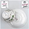 Image 8 : COLCLOUGH TEA CUP & SAUCER SET GREEN GREY LEAVES