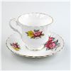 Image 2 : VTG QUEEN ANNE TEA CUP & SAUCER SET - FLOWERS
