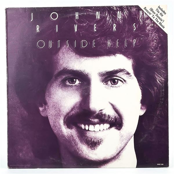 JOHNNY RIVERS - OUTSIDE HELP - VINYL LP RECORD