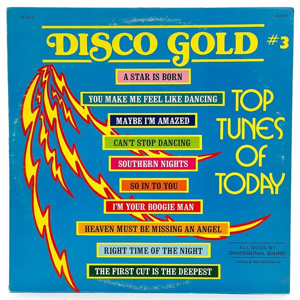 DISCO GOLD #3 - DIMENSIONAL SOUND - VINYL RECORD