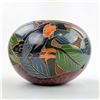 Image 5 : HAND CRAFTED SGRAFFITO STYLE ART POTTERY VASE